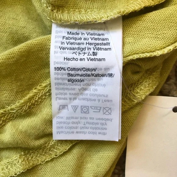 NWT Madewell Drawstring T-Shirt in Crisp Pear Size S - Picture 6 of 7